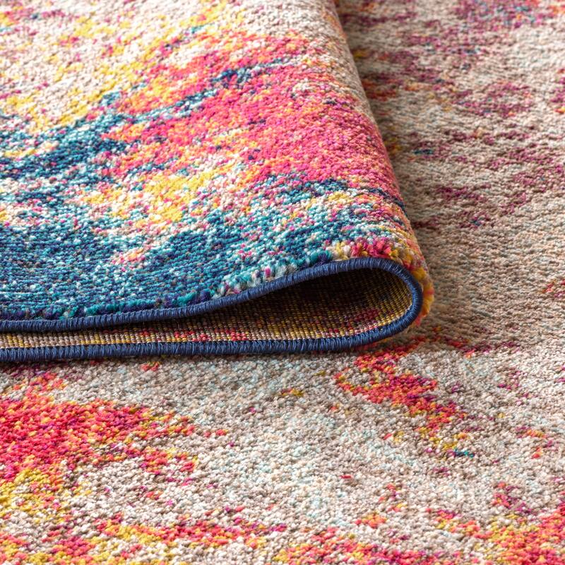 JONATHAN Y Groovy POP Modern Abstract Vintage Waterfall Area Rug