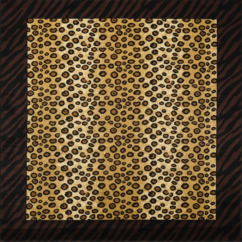 5 ft. 3 in. x 7 ft. 3 in. Animal Print Area Rug - 7' x 5'