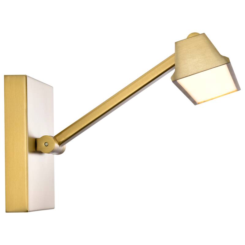 Hazel 1 Foot LED Picture Light 3 CCT Selectable Vintage Brass Finish Acrylic Lens - Vintage Brass