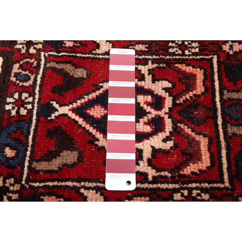 ECARPETGALLERY Hand-knotted Kayseri Vintage Red Wool Rug - 3'7 x 6'9