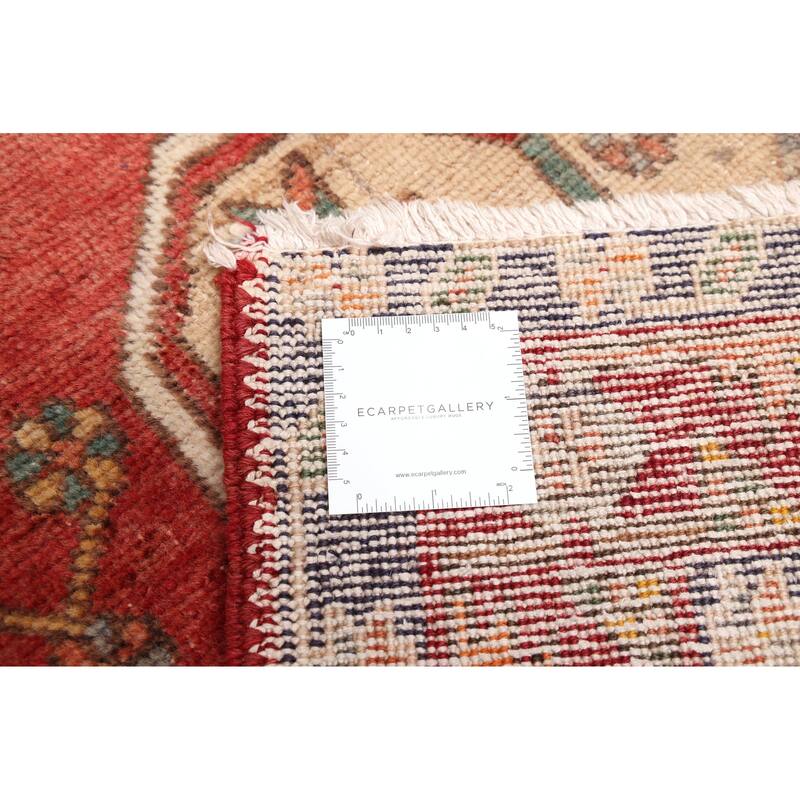 ECARPETGALLERY Hand-knotted Konya Anatolian Red Wool Rug - 3'9 x 14'4