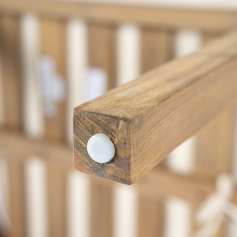 Christopher Knight Home - Outdoor Solid Acacia Wood 9-Piece Dining Set with Cushioned Chairs and Large Rectangular Table