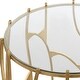preview thumbnail 5 of 3, Uttermost Ritual Round Gold Side Table - 22.05 W X 25 H X 22.05 D (in)