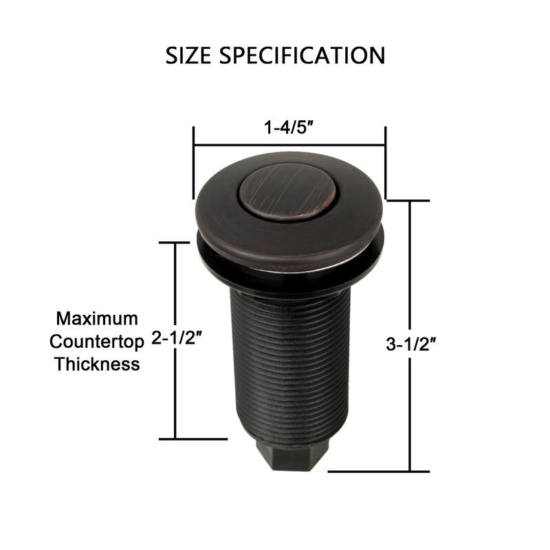 Garbage Disposal Kitchen Air Switch Kit