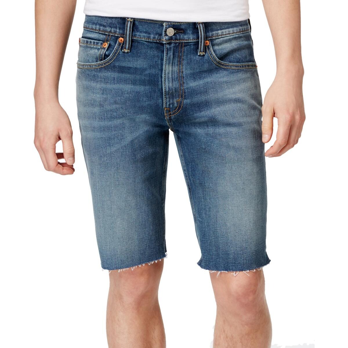 levi's cutoff shorts mens