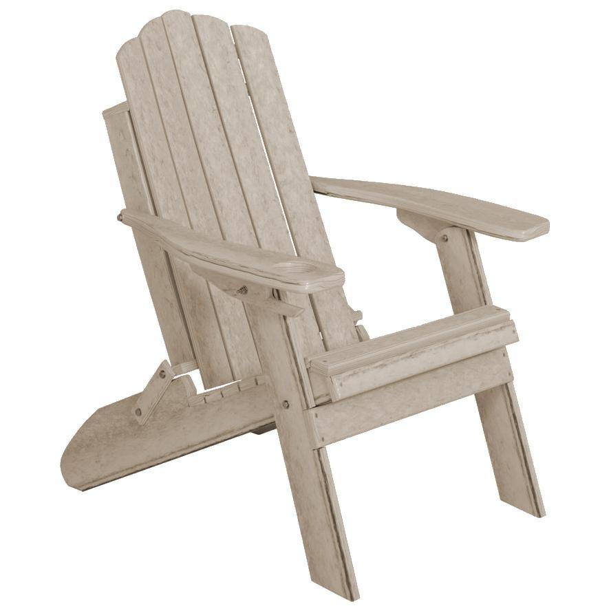 Country Classics Collection Poly Lumber Folding Adirondack Chair