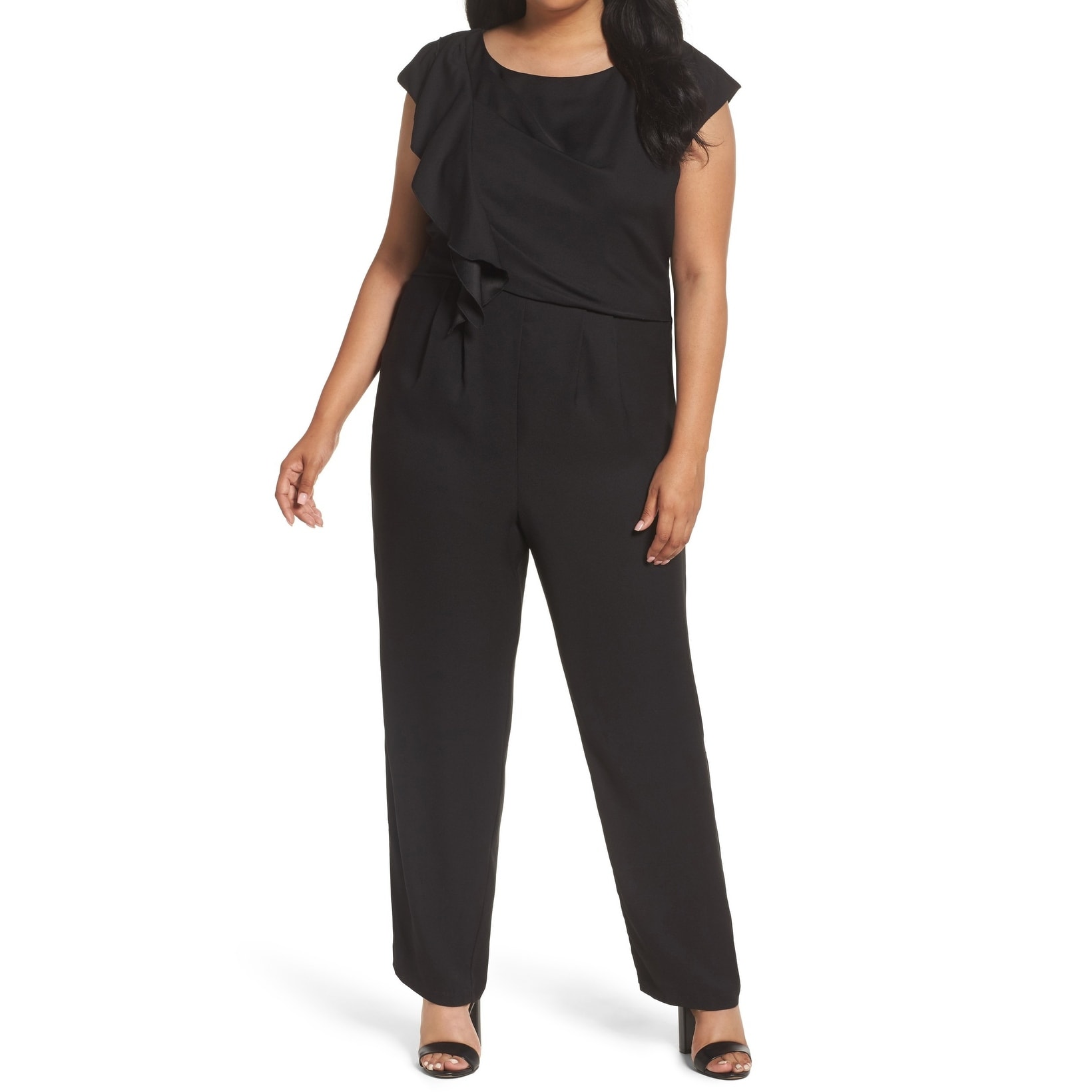eliza j cap sleeve jumpsuit