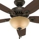preview thumbnail 6 of 13, Hunter 52" Builder Deluxe with LED Bowl Light, Pull Chains - Traditional, Transitional