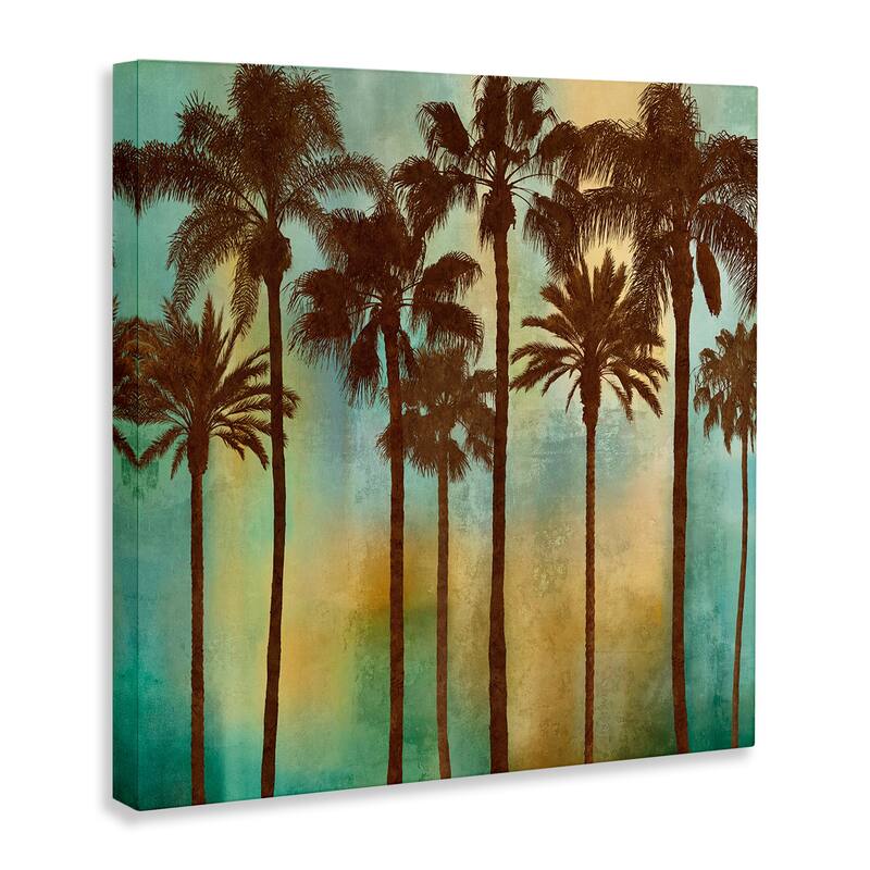 Stupell Looming Palms on Gradient Canvas Wall Art Design By John Seba