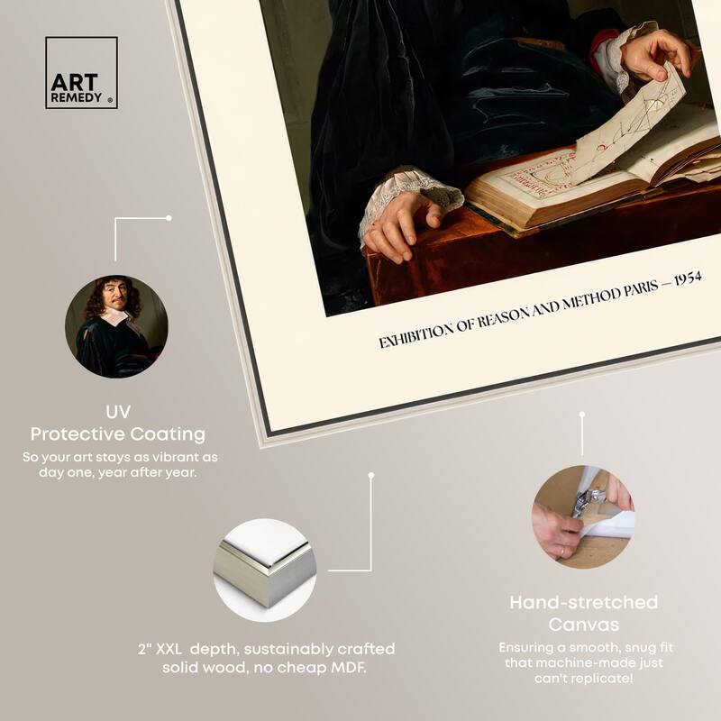 Rationalist Thinker Canvas by Art Remedy