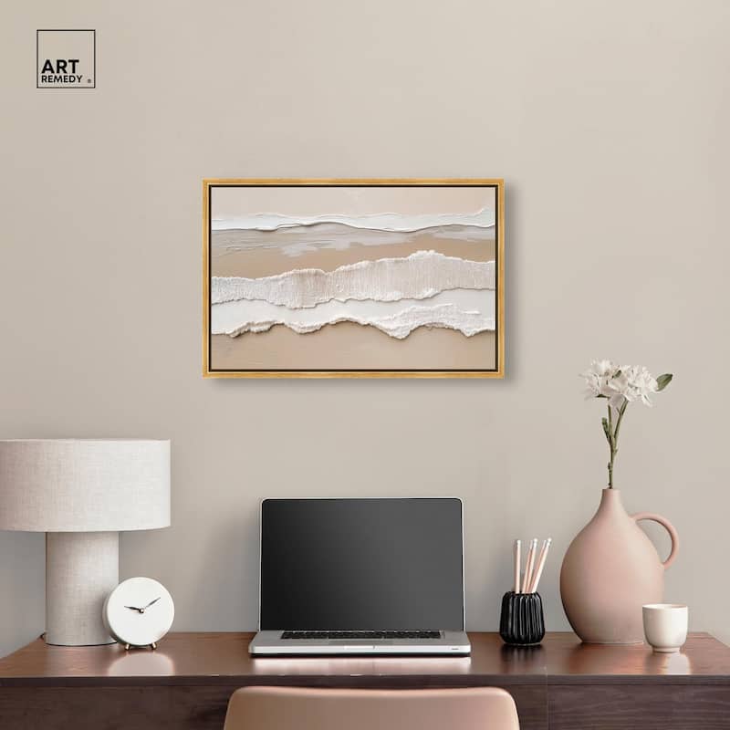 Textured Sea II Canvas by Art Remedy