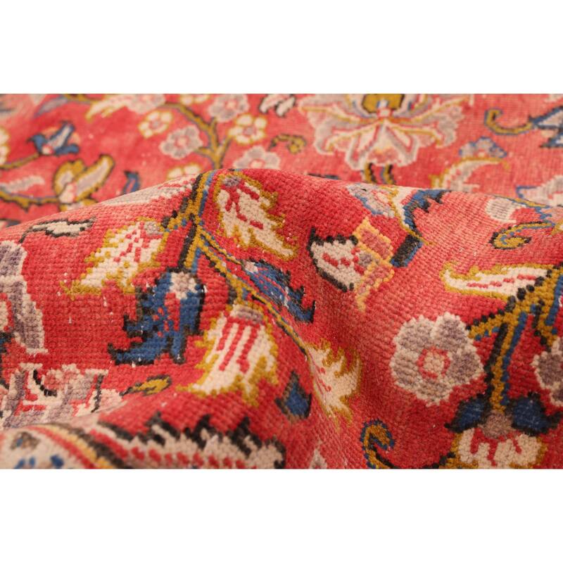 ECARPETGALLERY Hand-knotted Antalya Vintage Red Wool Rug - 9'3 x 13'0