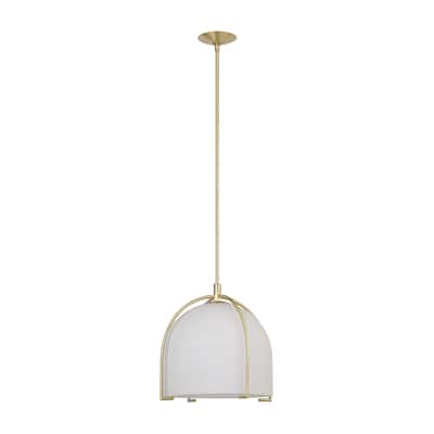 Alicante 76" Height Ceiling Fixture, Milk White - 15.5 x 14.125 x 15.5