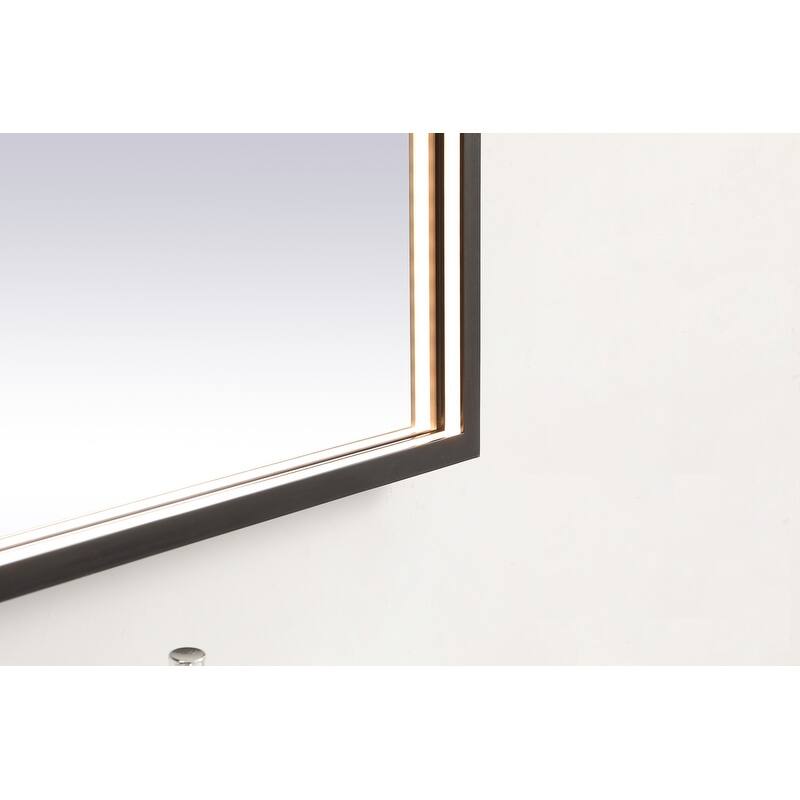 Indigo Home 24x36 inch LED mirror with adjustable color temperature