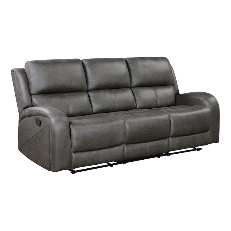Fremont & Park Mabel Polished Microfiber 2-Piece Manual Reclining Sofa Set