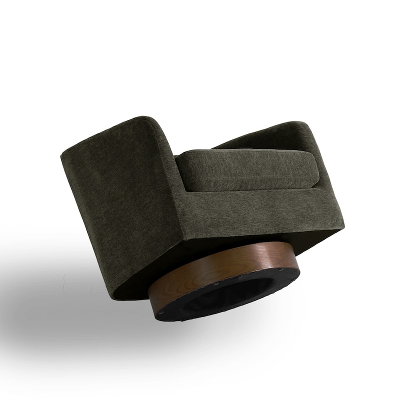 31.1'' W Barrel Swivel Accent Chair (Set of 2)