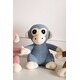 preview thumbnail 1 of 2, Expobazaar Soft Monk (Starling Blue) Stuffed Toy