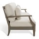 preview thumbnail 10 of 35, SAFAVIEH Couture Martinique Solid Wood Indoor/Outdoor Patio Sofa - 83 IN W x 36 IN D x 33 IN H