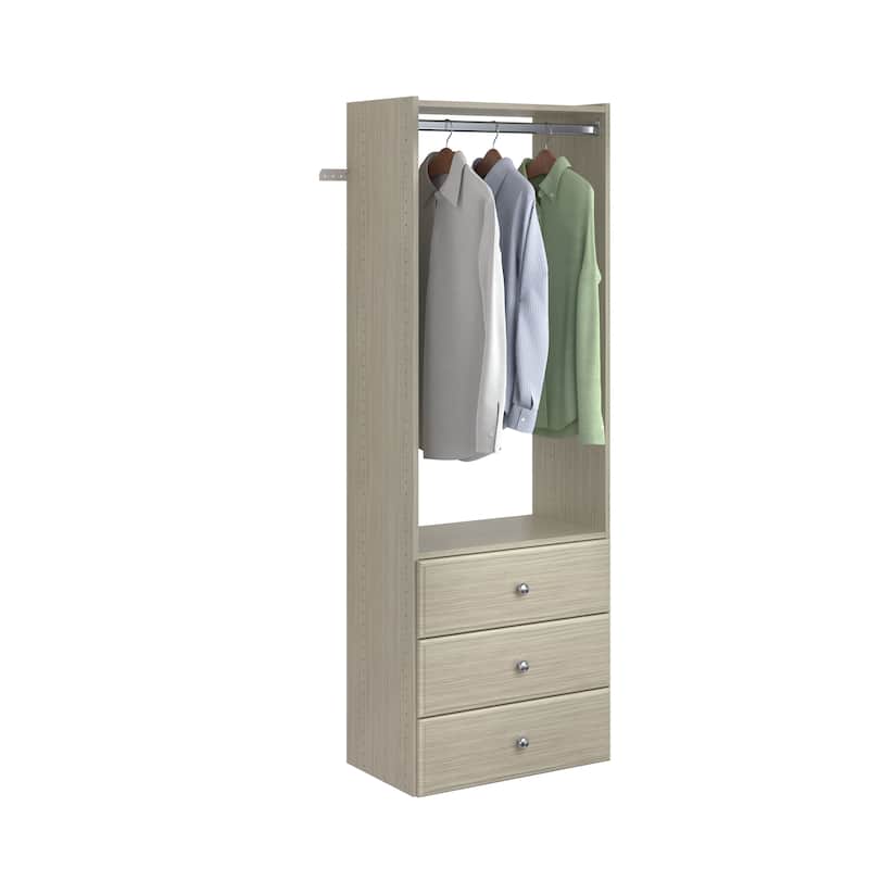 Easy Track Elite Laminate Closet Tower Kit