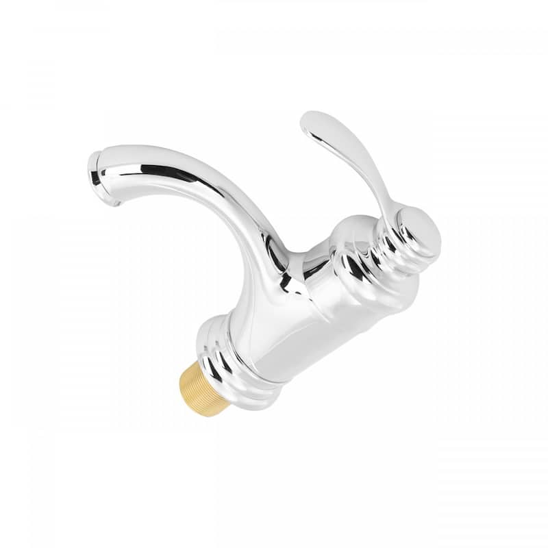 Brass Bathroom Faucets with Chrome Finish 6 in. Faucet and Supply Lines Renovators Supply