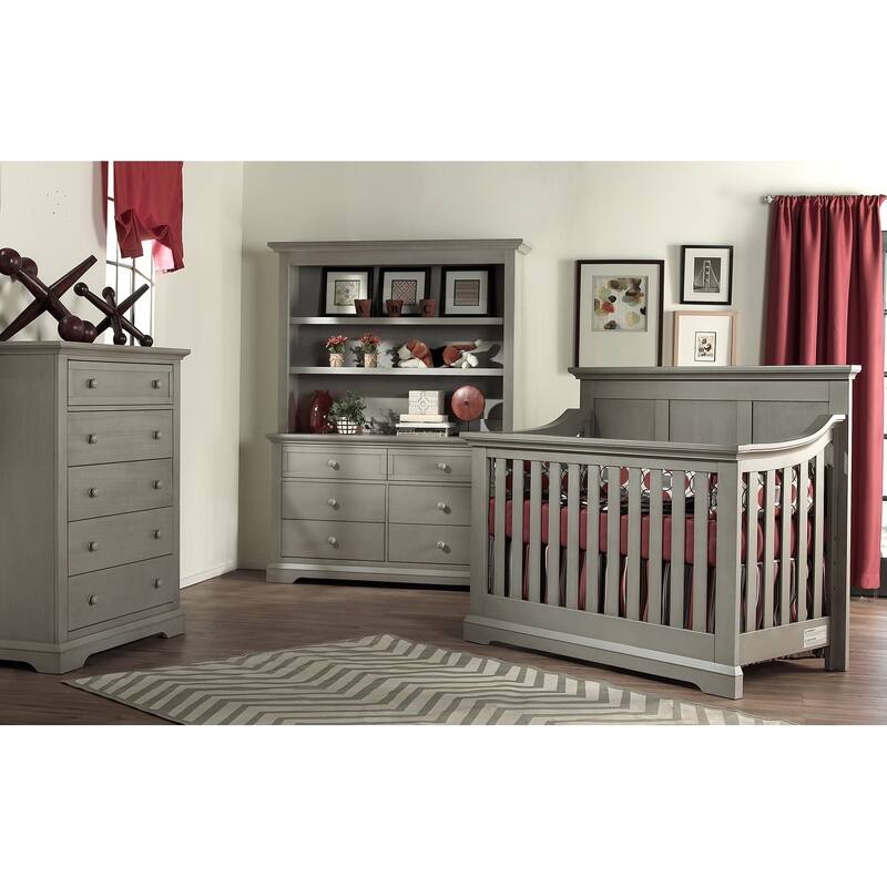 Kingsley Jackson 4-in-1 Convertible Crib Ash Gray