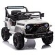 preview thumbnail 73 of 88, Kids Ride-On Electric Truck 12V with Remote & Learning Features - Xmas Gift White
