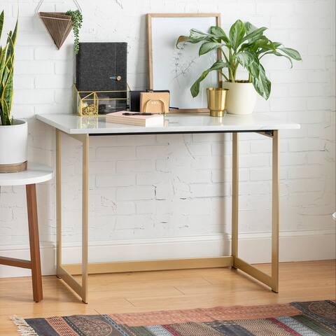 Middlebrook Madsen Faux Marble Writing Desk