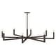 preview thumbnail 1 of 7, Hinkley Lighting 45049 Ezra 50" Wide 8 Light Chandelier Black Oxide