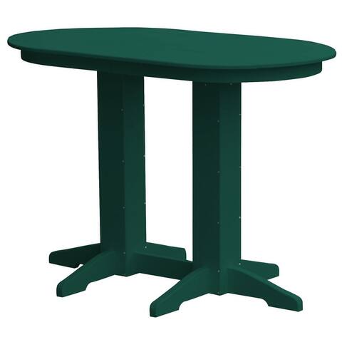 Poly Lumber Oval Bar Table