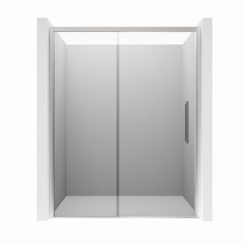 CASAINC 60 in. W x 76 in. H Sliding Framed Shower Door with SGCC Certification