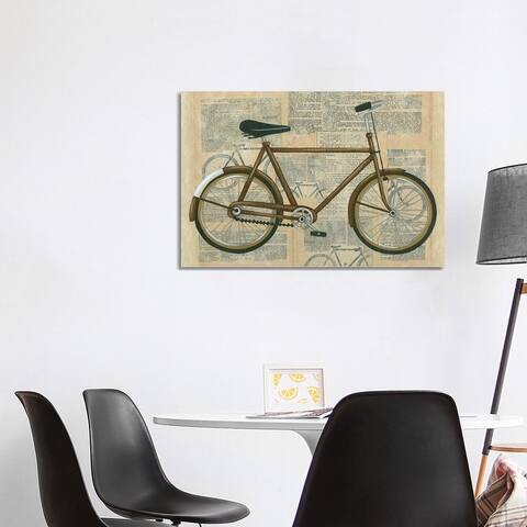 iCanvas "Tour By Bicycle I" by Chariklia Zarris Canvas Print