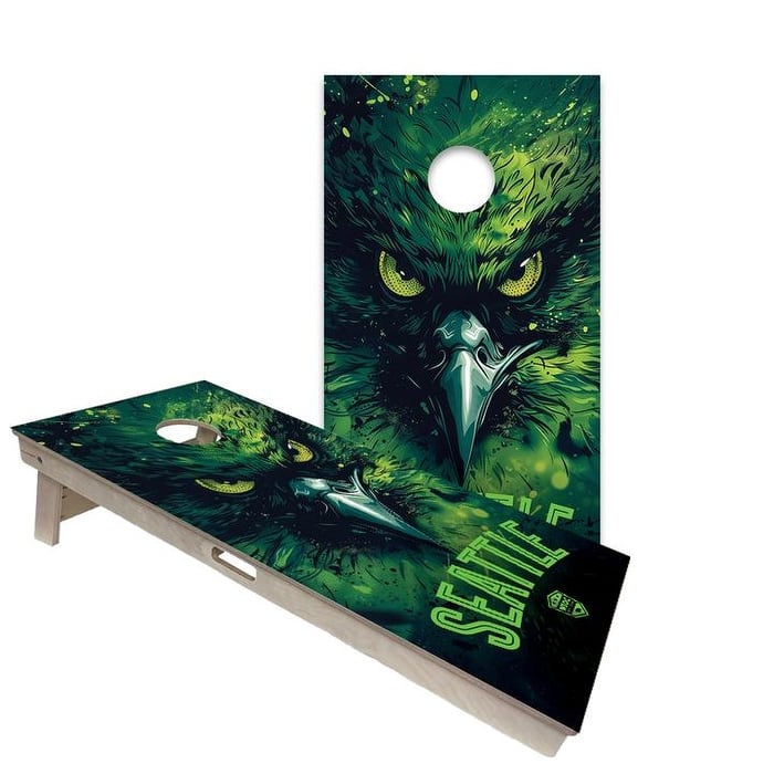Seattle Seahawks Regulation 2x4 Cornhole Board Set