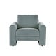 preview thumbnail 15 of 15, Platt Rounded Arm Chenille Upholstery Accent Chair by iNSPIRE Q Modern