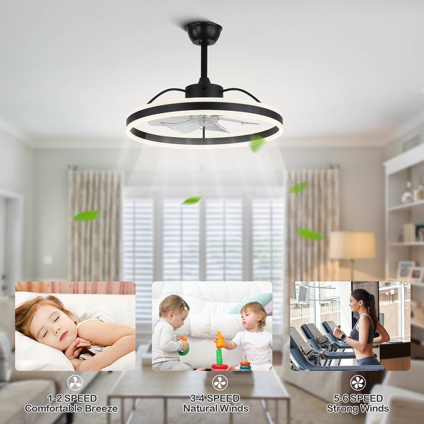 24 Pendant Ceiling Fan with LED Light Dimmable LED Light with 3 Color tone 6 Speed Quiet DC motor App and Remote Control Bed Bath Beyond 39955764