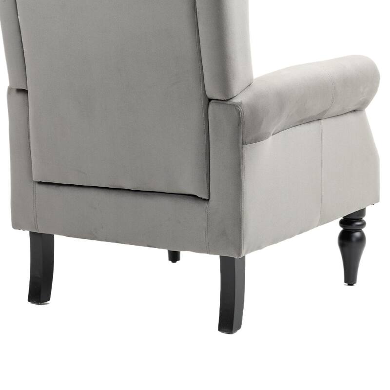 Mid Century Nailhead Decorative Armchair