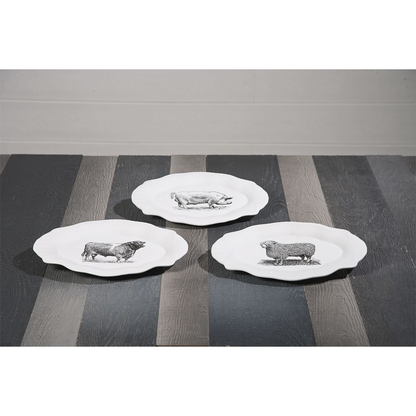Shop Imax Home A0319135 Maye Ceramic Decorative Plates Set Of 3