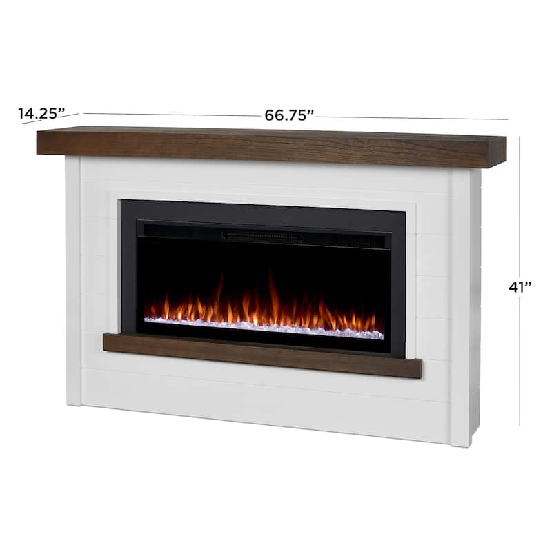 Bernice 67" Smart Landscape Electric Fireplace By Real Flame