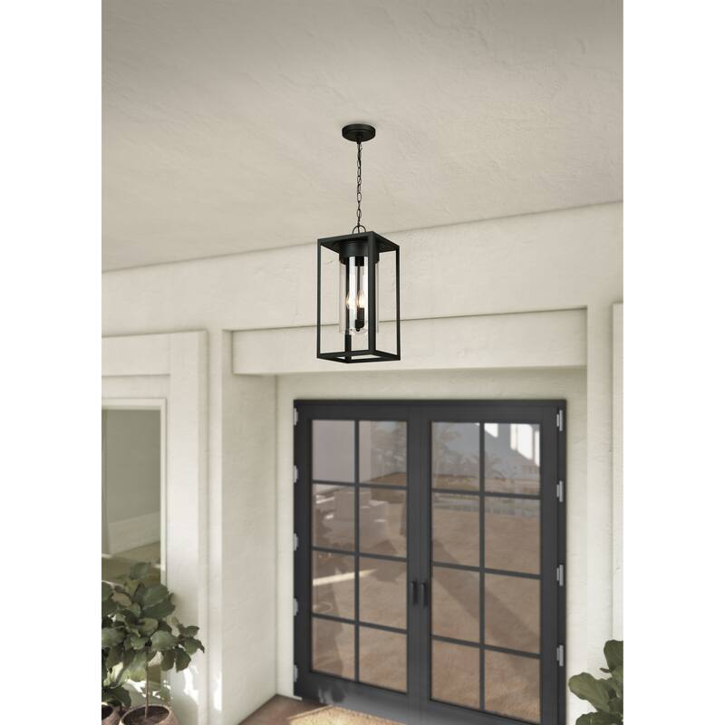 Eglo Walker Hill 20-inch Outdoor Pendant in Oil-Rubbed Bronze