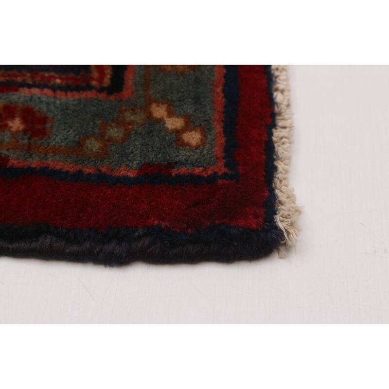 ECARPETGALLERY Hand-knotted Anatolian Vintage Navy Wool Rug - 4'10 x 7'8