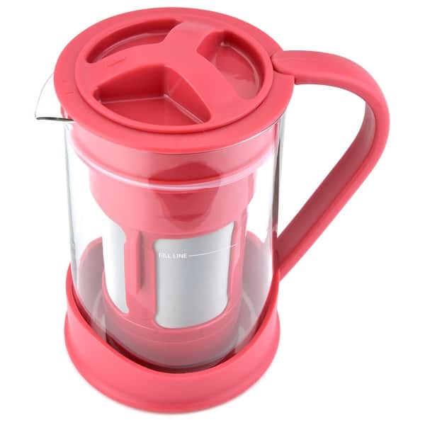 Spigo Cold Brew Coffee Maker With Borosilicate Glass Pitcher 1 Liter 8x5 Inches On Sale Overstock 19874280