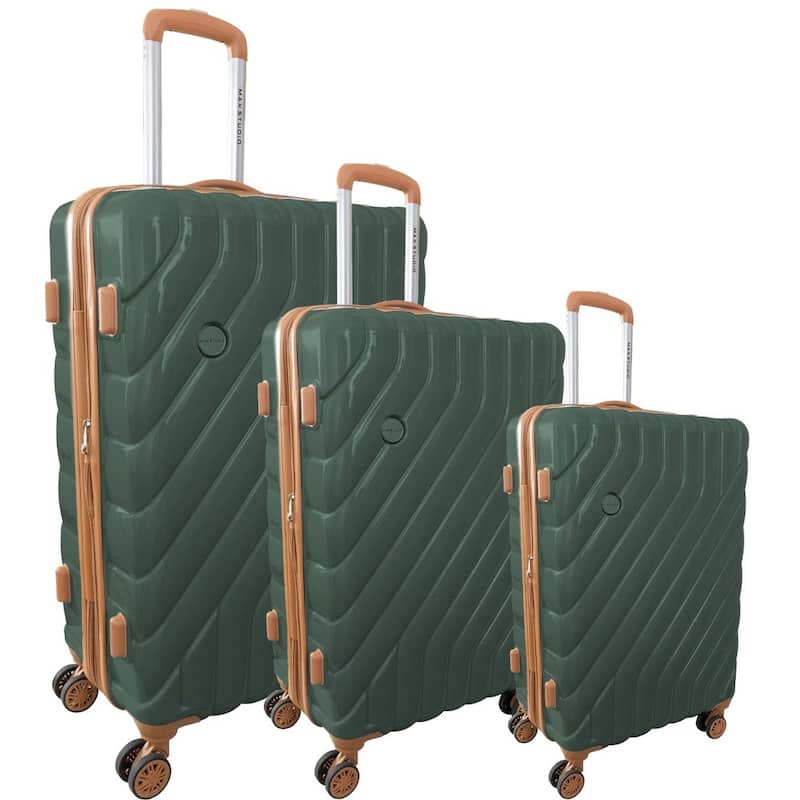 Max Studio PC 3-Piece Luggage Set Valletta Collection