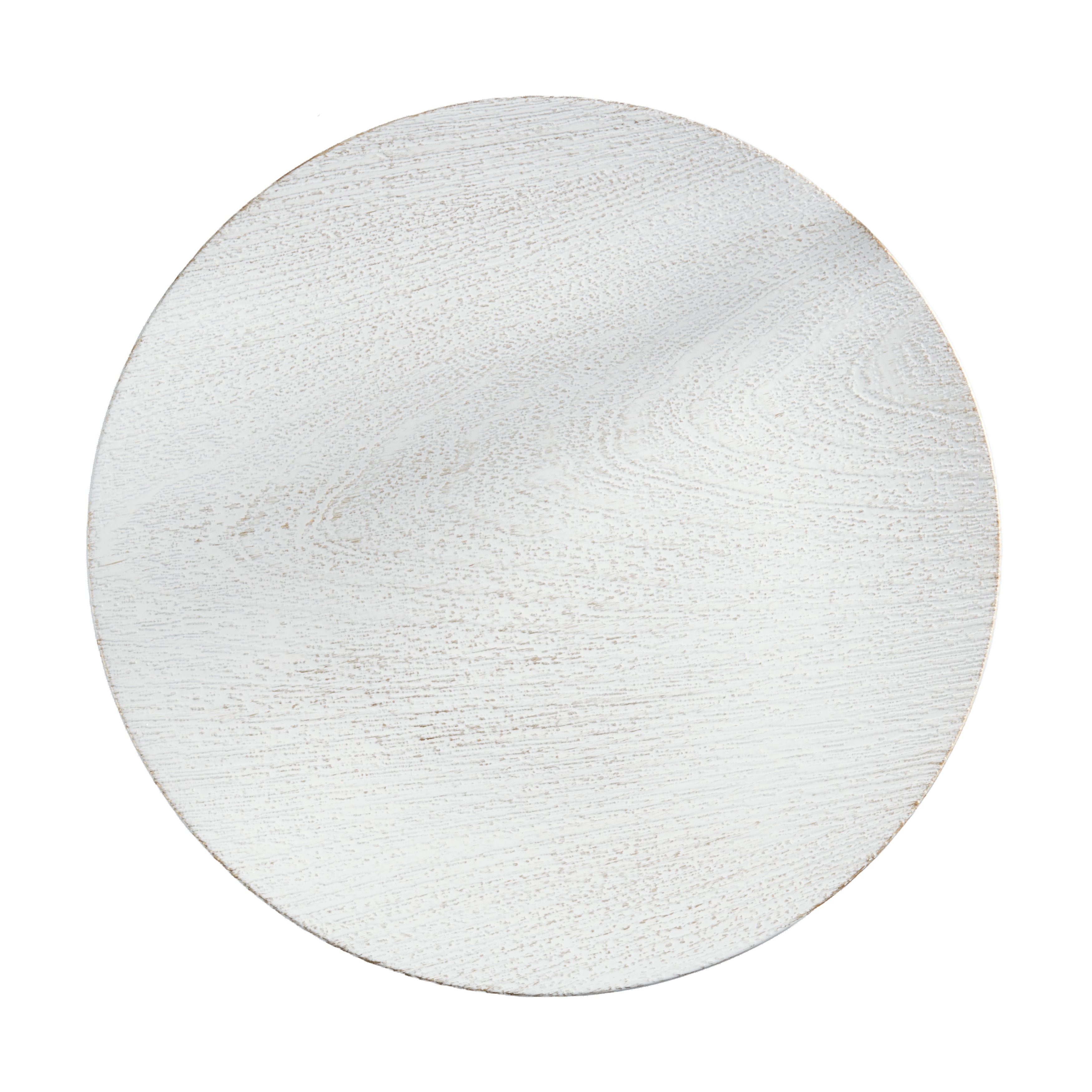 Textured Decorative Charger Plates (Set of 4) - Round Table Chargers for Dining & Entertaining, 13"