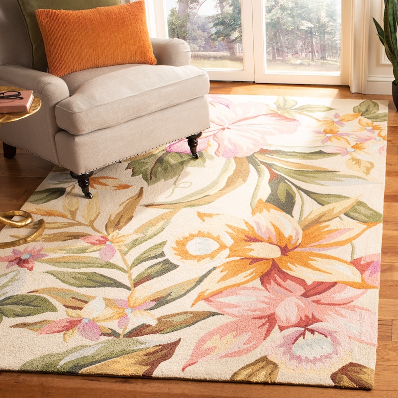 SAFAVIEH Handmade Chelsea Terraza French Country Wool Rug