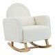 preview thumbnail 8 of 18, Christopher Knight Home- Thalassa Accent Rocking Chair with Pillow
