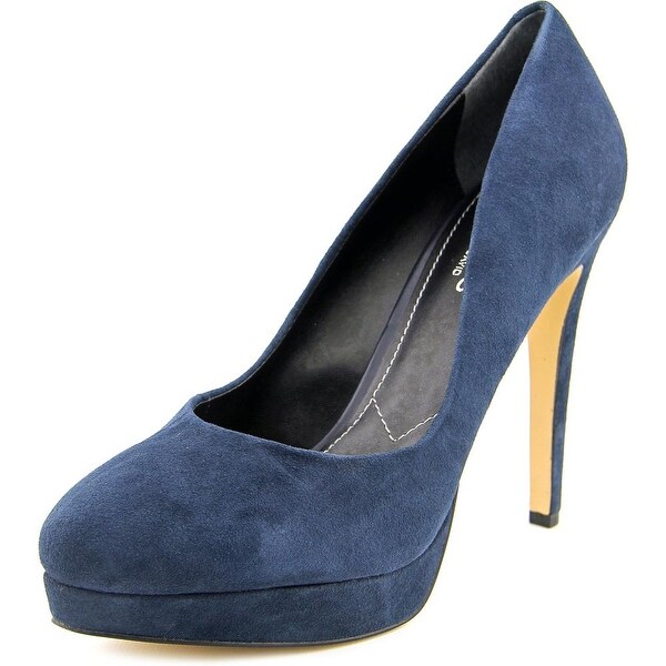 Charles By Charles David Flip Women Open Toe Suede Platform Heel