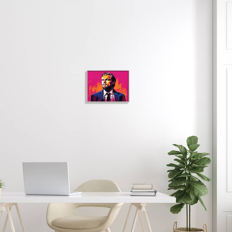 Stupell Leonardo DiCaprio on Framed Giclee Art Design by Birch&Ink