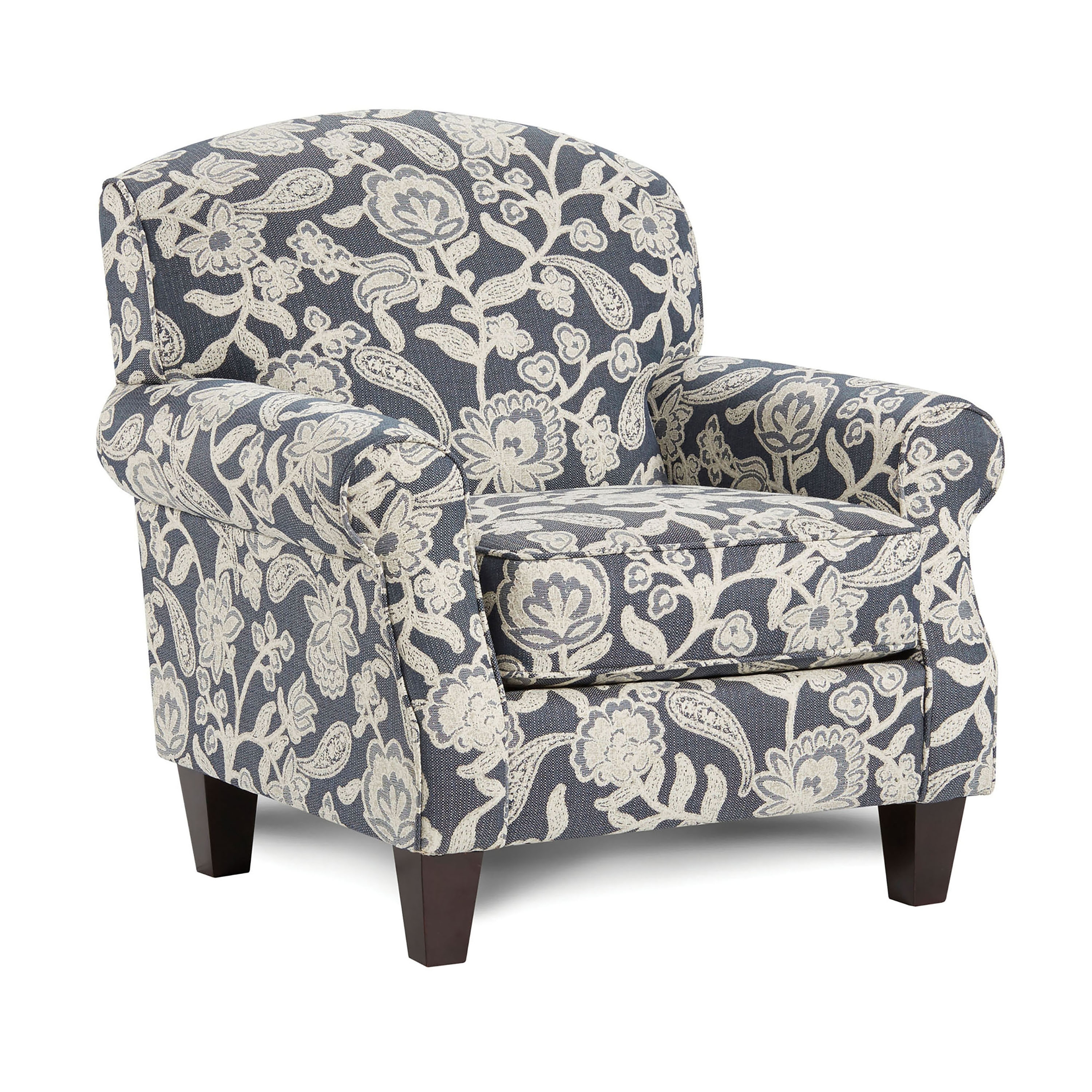 Grey sales patterned armchair