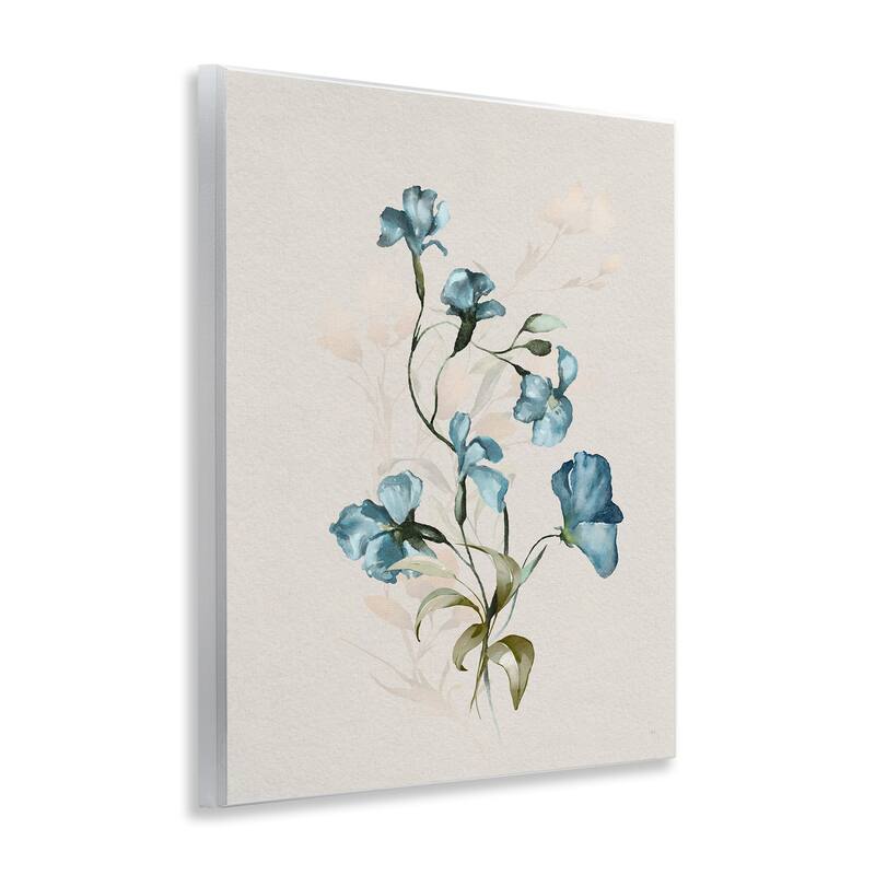 Stupell Blue Flower Herbs Wall Plaque Art Design By Susan Jill