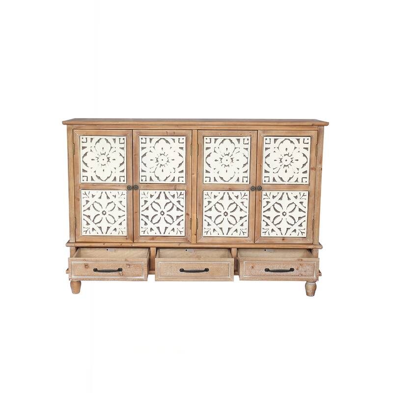 4 Doord 3 Drawers Sideboard Cabinet