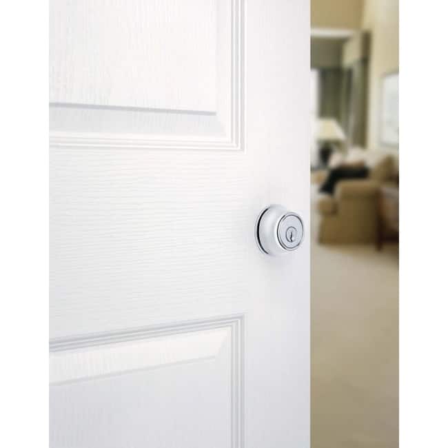 Kwikset One Sided Deadbolt with Back Plate from the 660 Series
